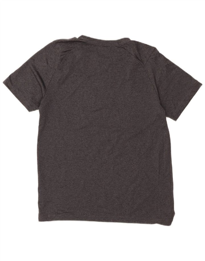 RUSSELL ATLÉTICO Camiseta masculina Dri-Power Top pequeno poliéster manchado cinza