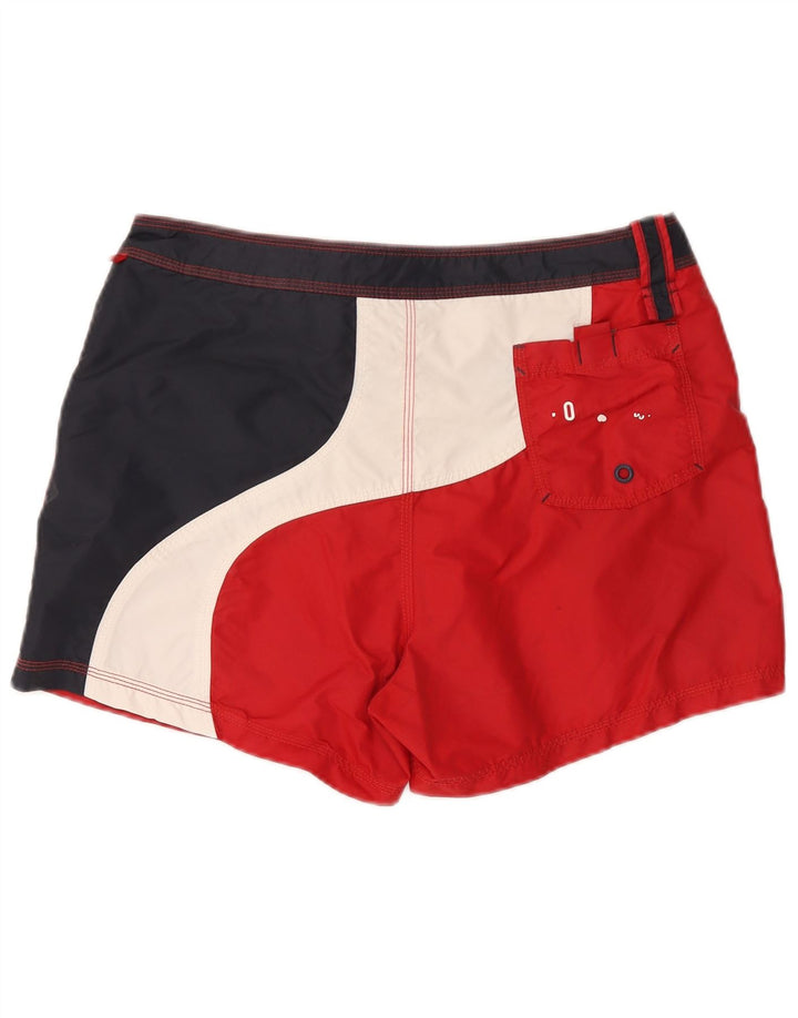 Shorts de natação masculino North Sails grande poliamida colorblock vermelho