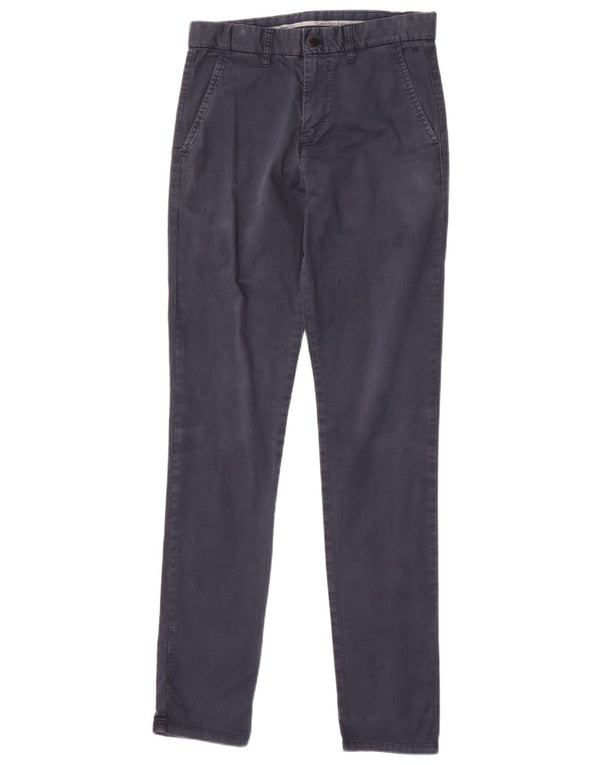 Calça Chino Slim Masculina Calvin Klein W28 L32 Algodão Azul Marinho