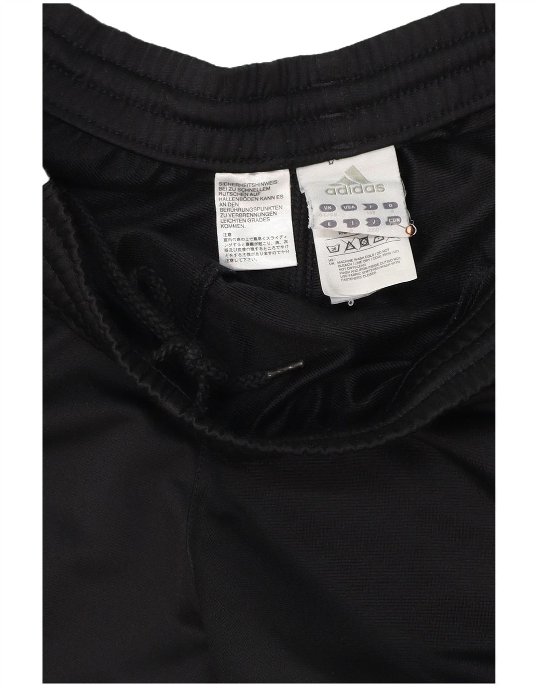 ADIDAS Calças de treino masculinas Joggers UK 46/48 XL Preto Colourblock