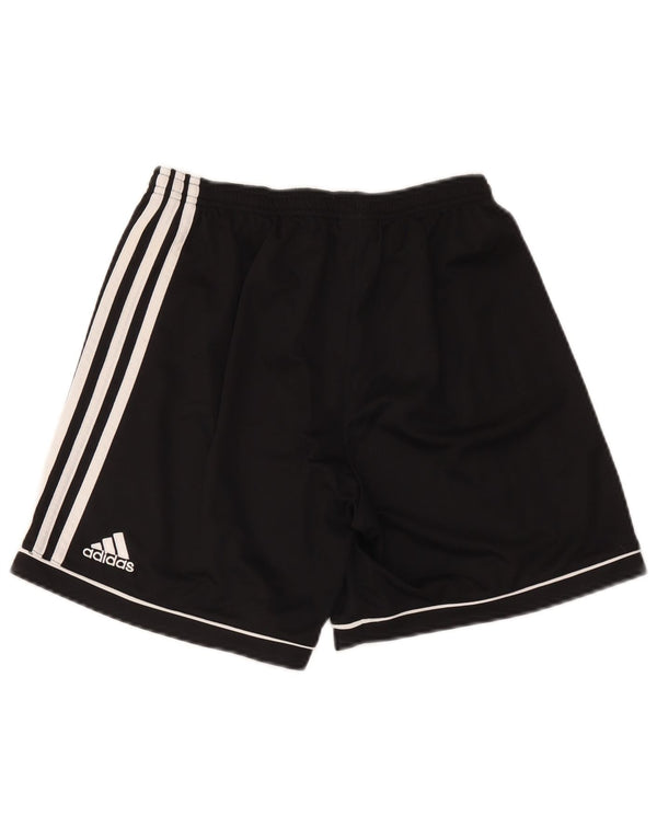 Shorts esportivos masculinos Adidas médio preto poliéster