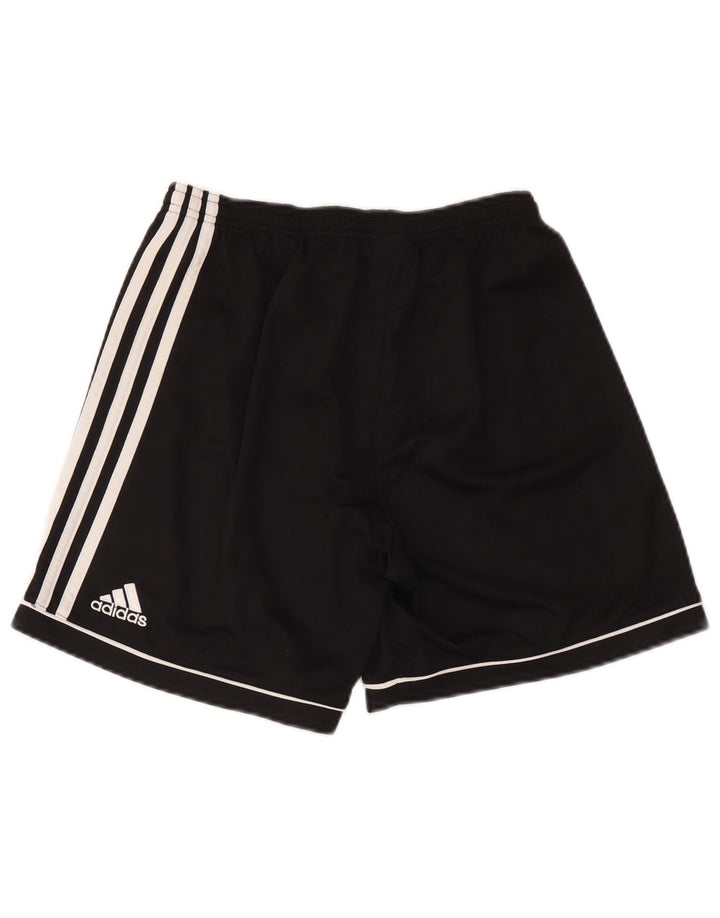 Shorts esportivos masculinos Adidas médio preto poliéster
