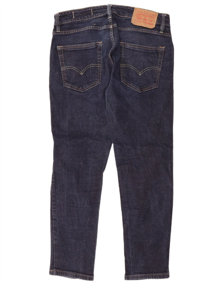 Levi's Mens Slim Jeans W36 L28 Azul Marinho Algodão