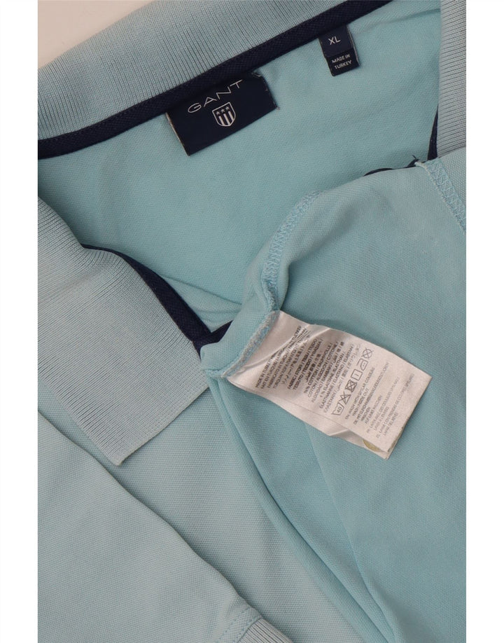 Camisa polo masculina Gant XL algodão azul