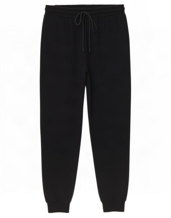 Calça de treino feminina Lotto Joggers Reino Unido 10 pequeno algodão azul marinho