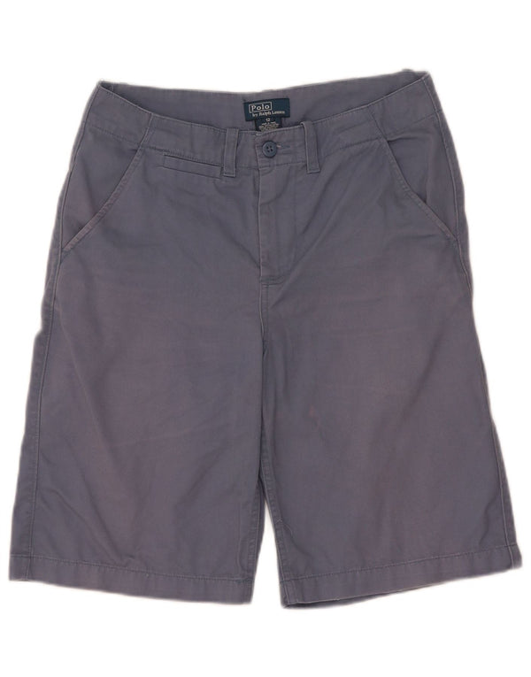 Polo Ralph Lauren Menino Chino Shorts 11-12 Anos W28 Azul Algodão