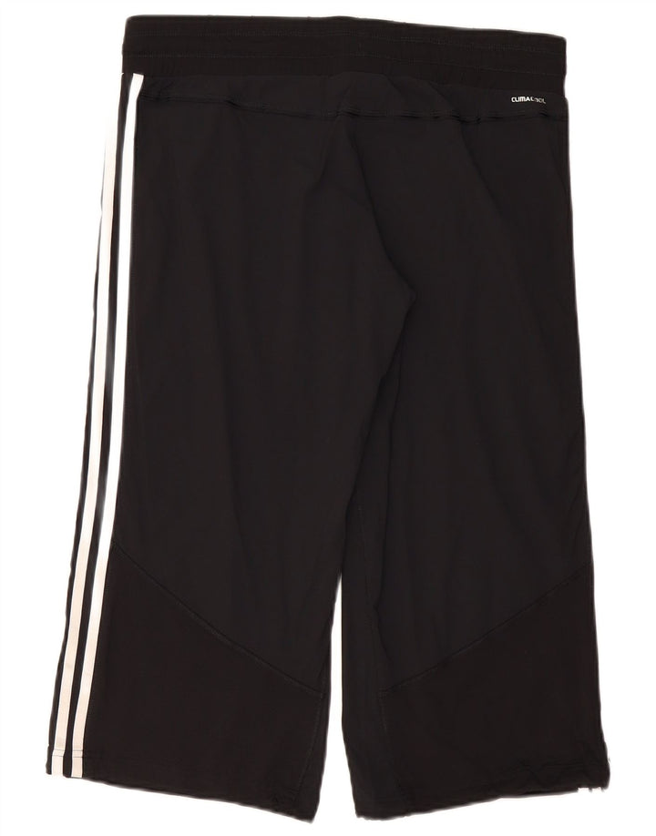 ADIDAS Womens Climacool Capri Calças de treino UK 12 Medium Black