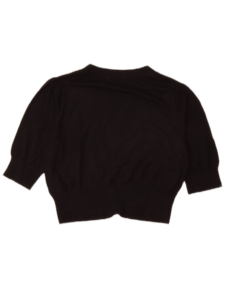 Suéter cardigã feminino Marks & Spencer Reino Unido 14 médio preto