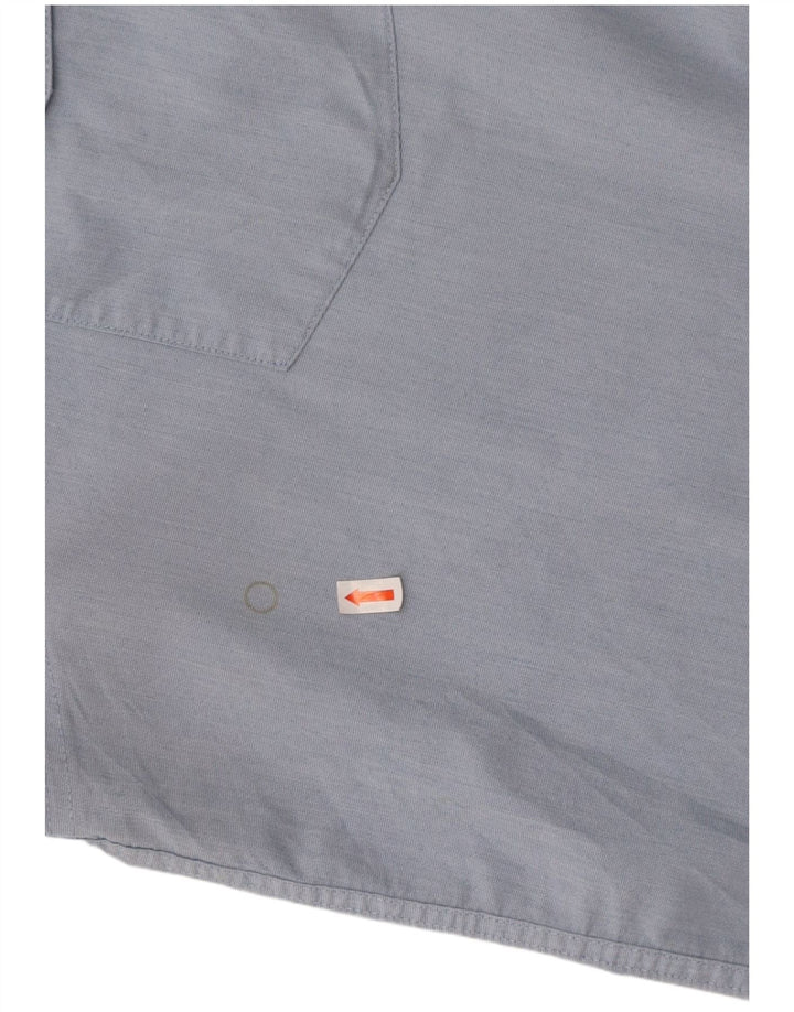 Camisa masculina de manga curta WRANGLER regular fit 2XL algodão azul