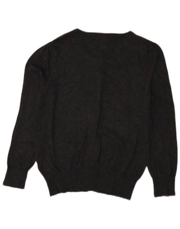 Suéter cardigã feminino Marks & Spencer Reino Unido 12 Viscose cinza médio