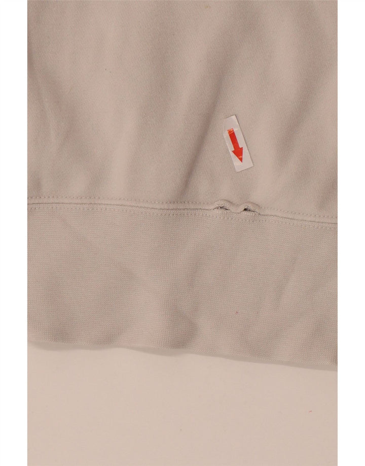 Jumper com capuz gráfico masculino Nike pequeno algodão branco