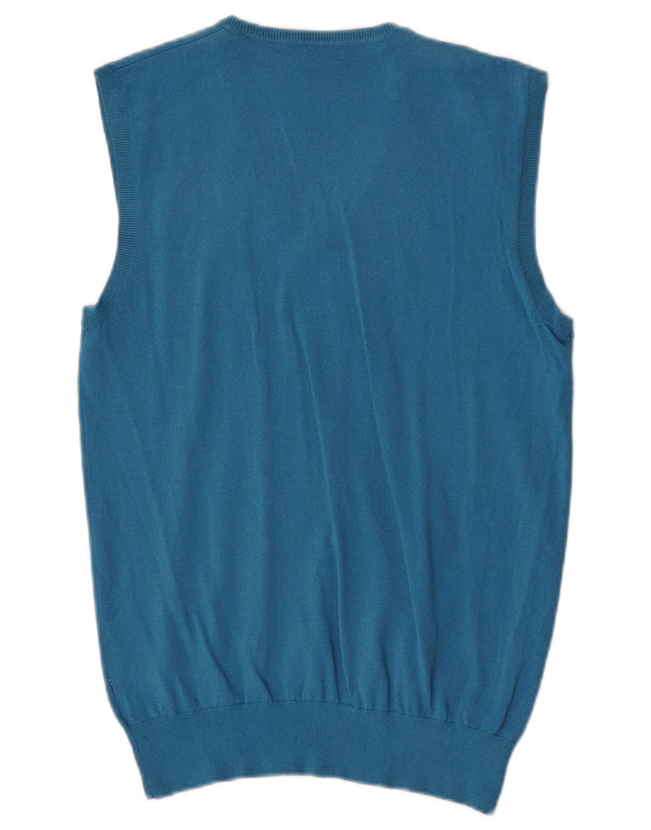 Gaudi Mens Colete Regata Média Azul Viscose