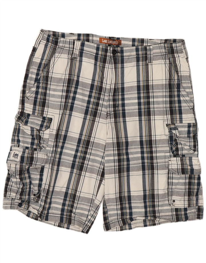 Lee Mens Cargo Shorts W40 XL Multicolorido Chevron Algodão