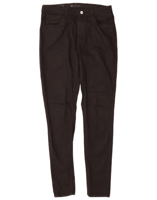 Jeans skinny de cintura alta feminino Levi's W31 L32 algodão preto