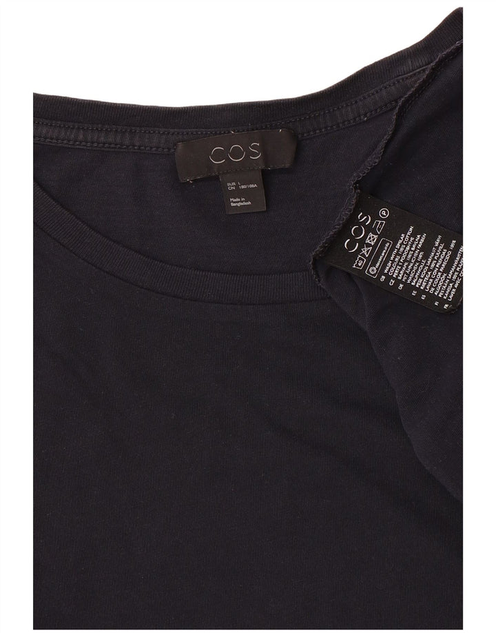 Cos Camiseta Masculina Top Grande Algodão Azul Marinho