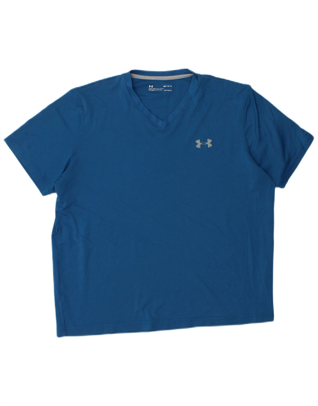 Camiseta masculina Under Armour Heat Gear Top Azul Médio