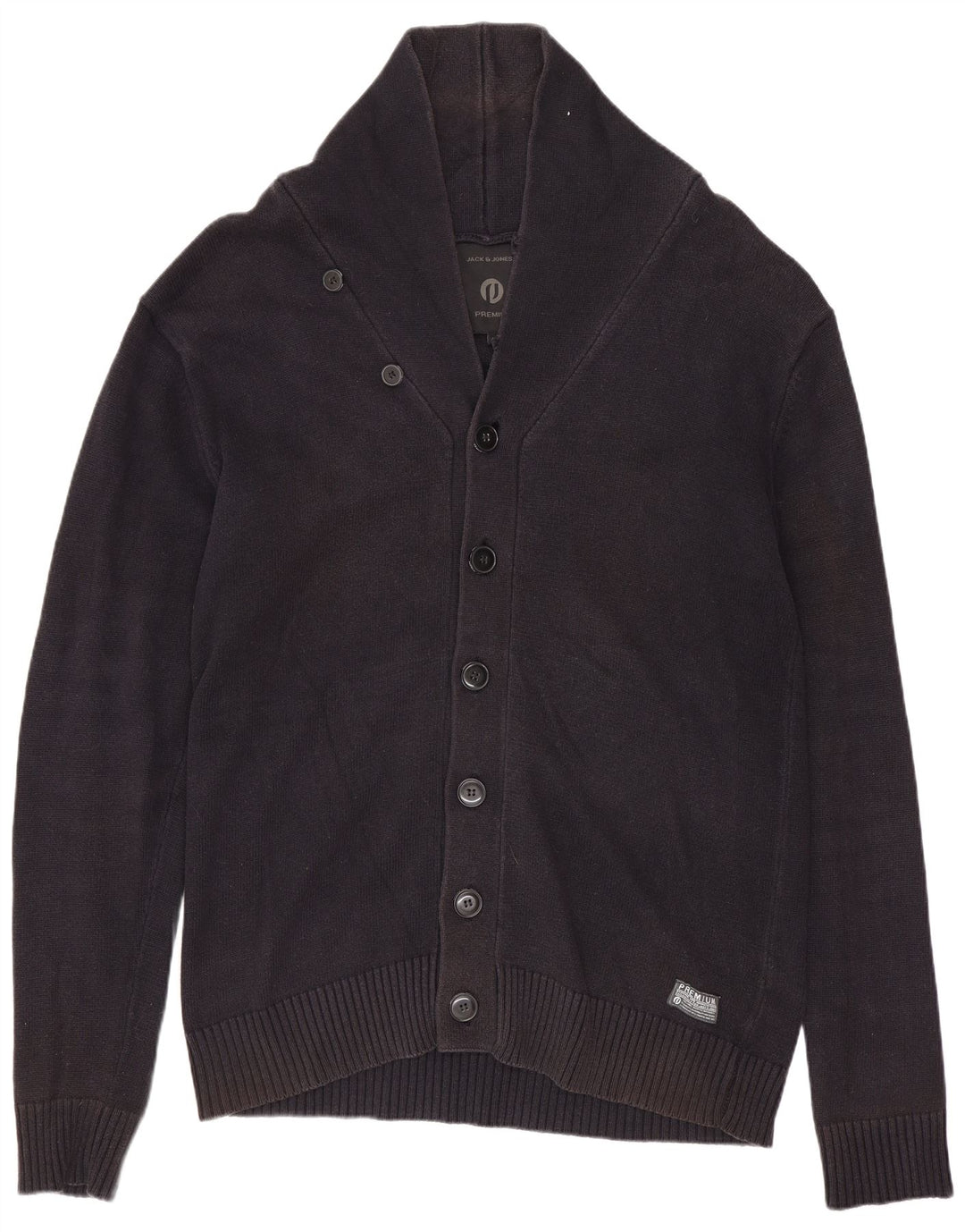 Suéter cardigã masculino JACK & JONES XL azul marinho