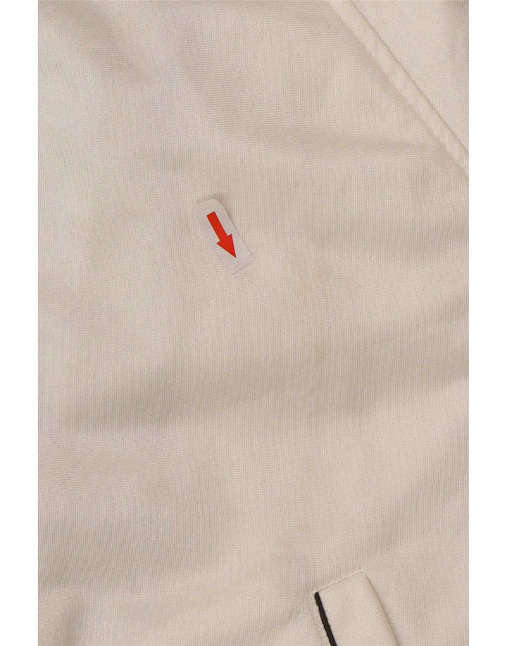 Jaqueta masculina de agasalho gráfico Champion pequeno bloco colorido branco