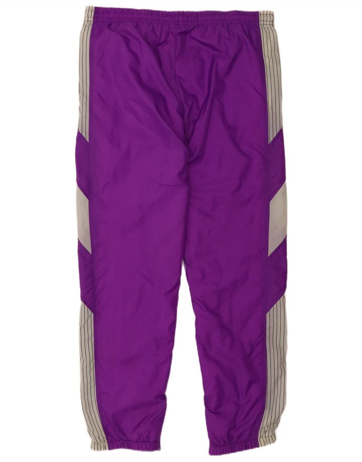 Fato de treino completo feminino vintage EU 42 poliamida listrada roxa grande