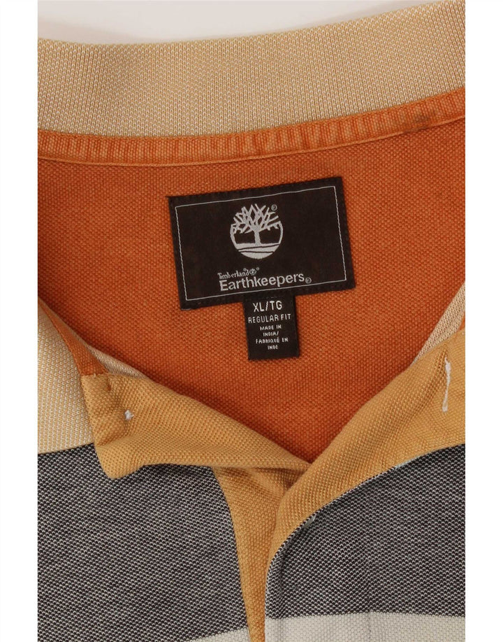 Camisa polo masculina Timberland Regular Fit XL listrada multicolorida