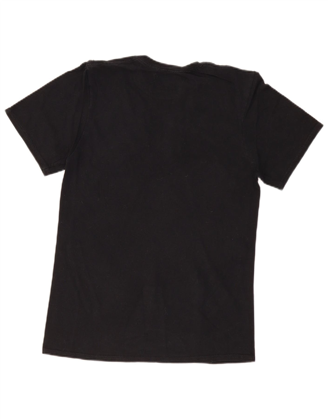 Camiseta masculina MITCHELL & NESS Los Angeles Lakers com estampa gráfica pequena preta