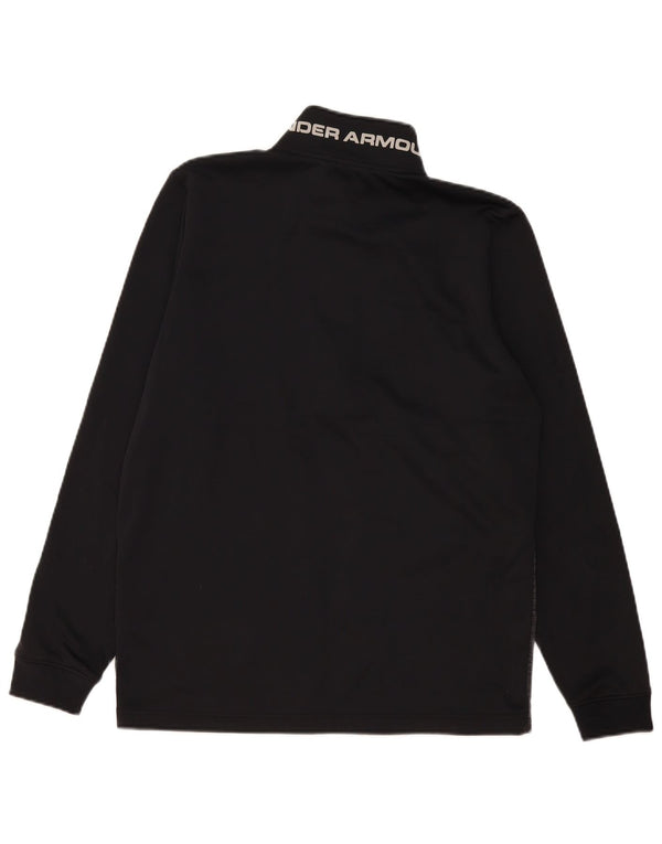 Under Armour Masculino Cold Gear Moletom Jumper Médio Preto Colorblock