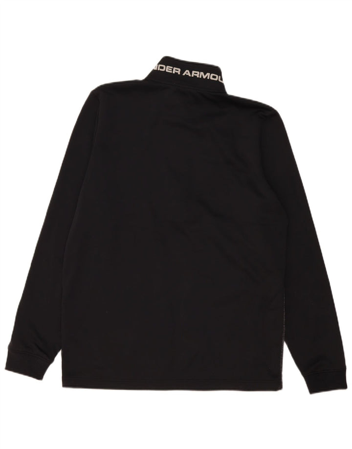 Under Armour Masculino Cold Gear Moletom Jumper Médio Preto Colorblock