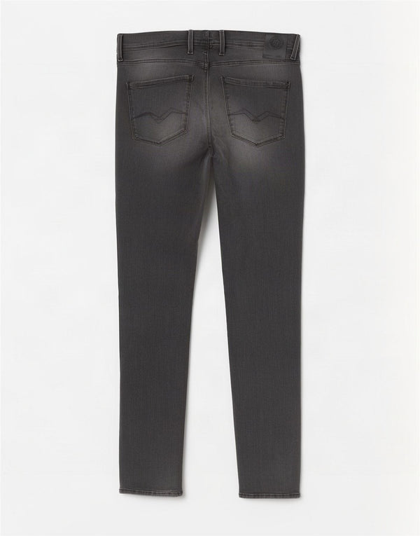 Replay Masculino Anbass Slim Jeans W30 L34 Cinza Algodão