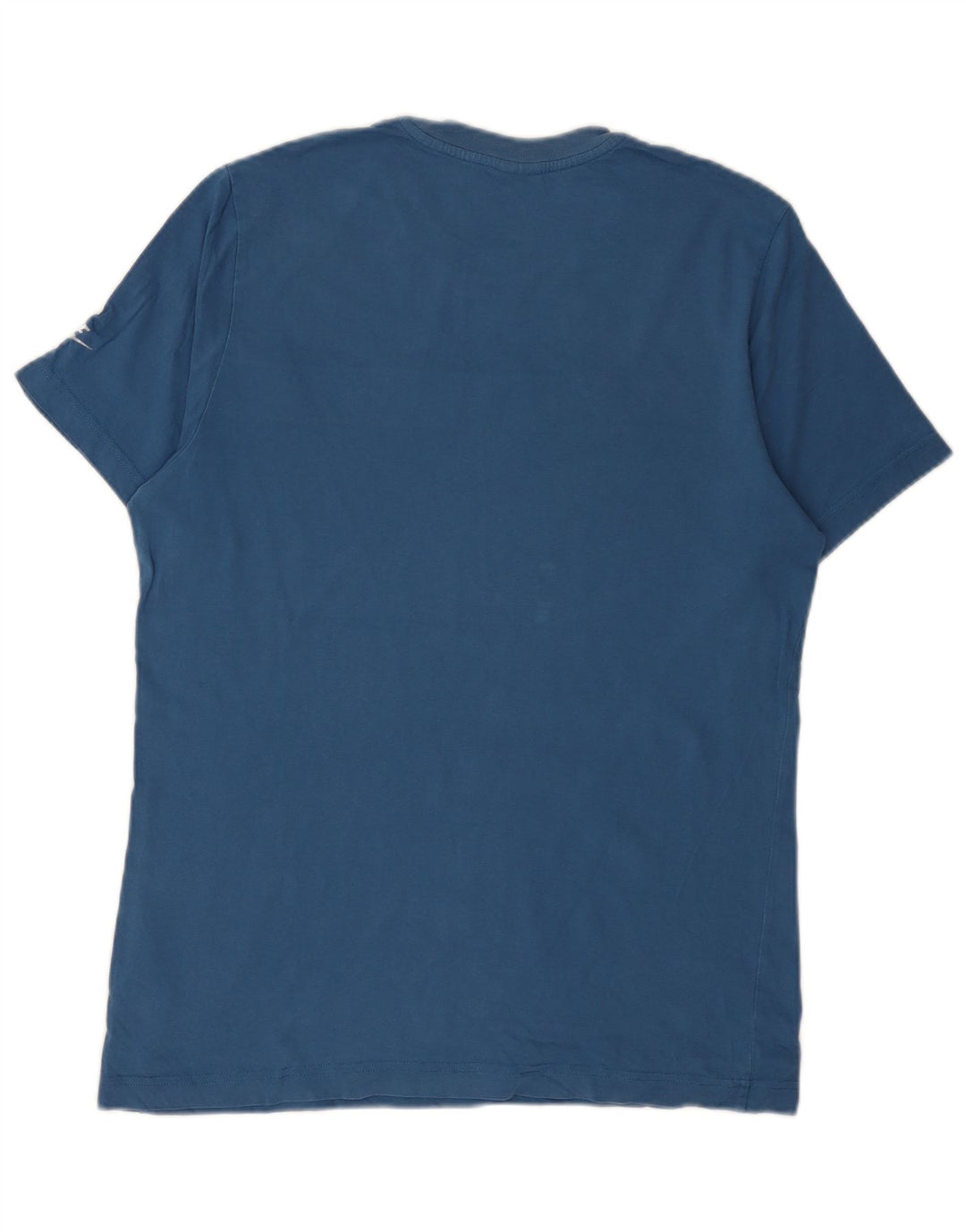 Camiseta Nike masculina gráfica Top médio algodão azul