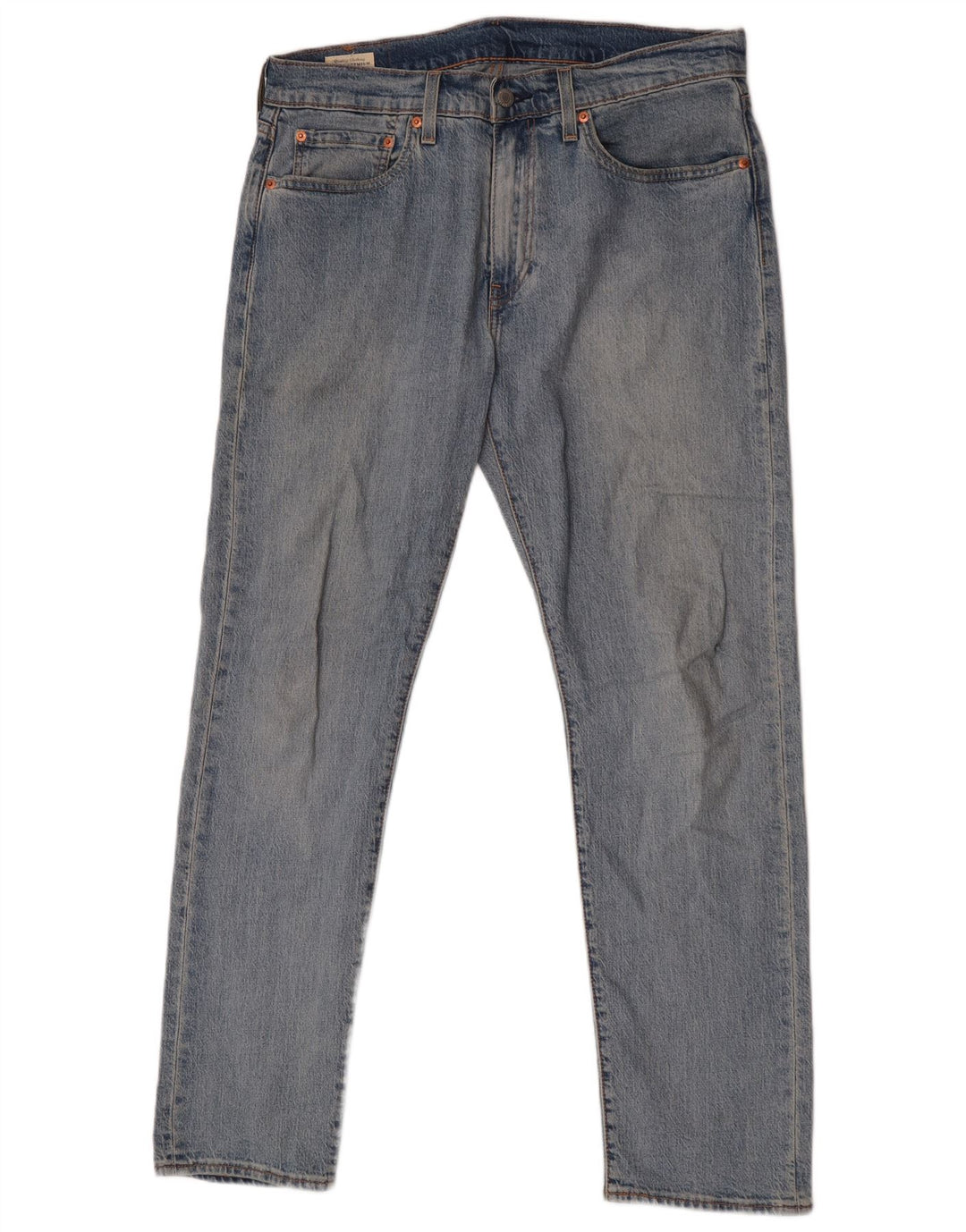 Levi's Masculino 502 Tapered Jeans W32 L32 Azul Algodão