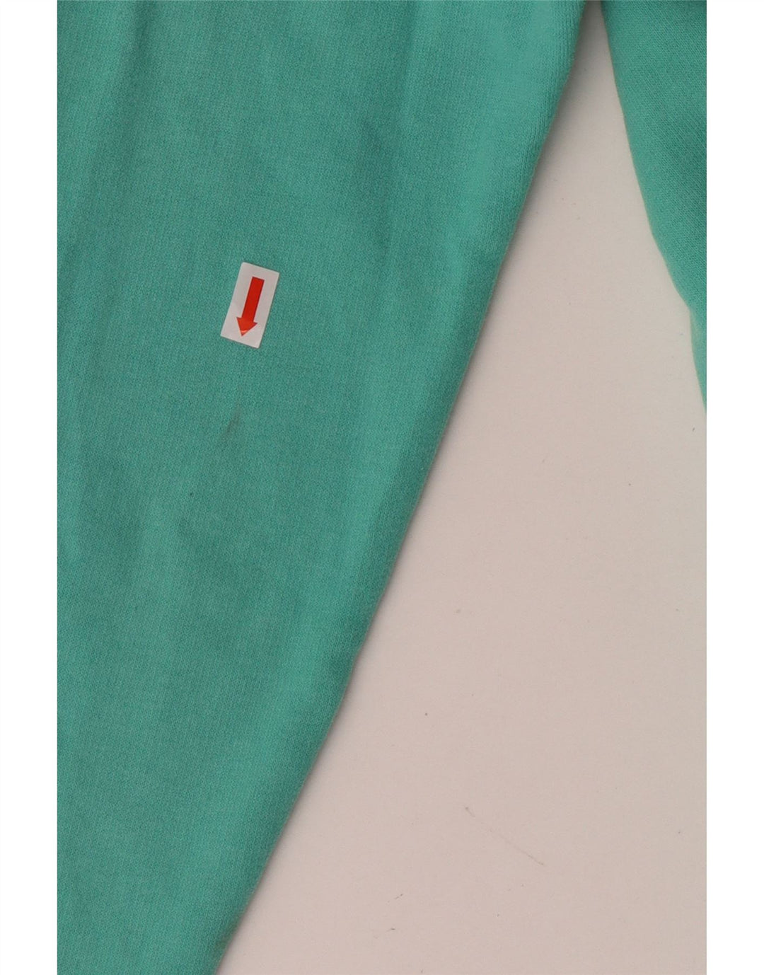 Suéter com capuz feminino Superdry UK 12 algodão turquesa médio