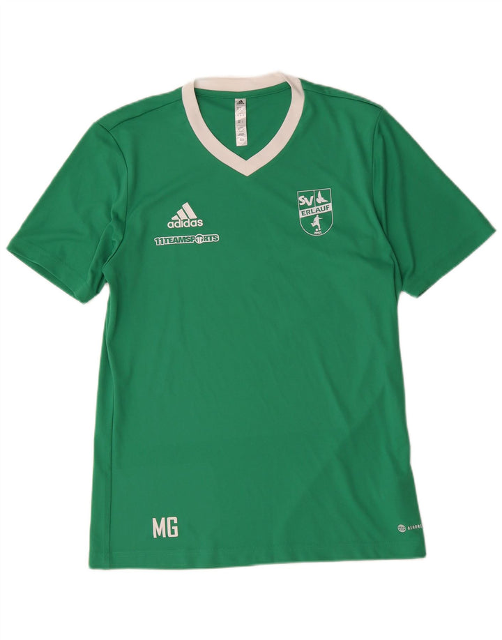 Camiseta Adidas Masculina Aeroready Graphic Top Verde Médio Poliéster
