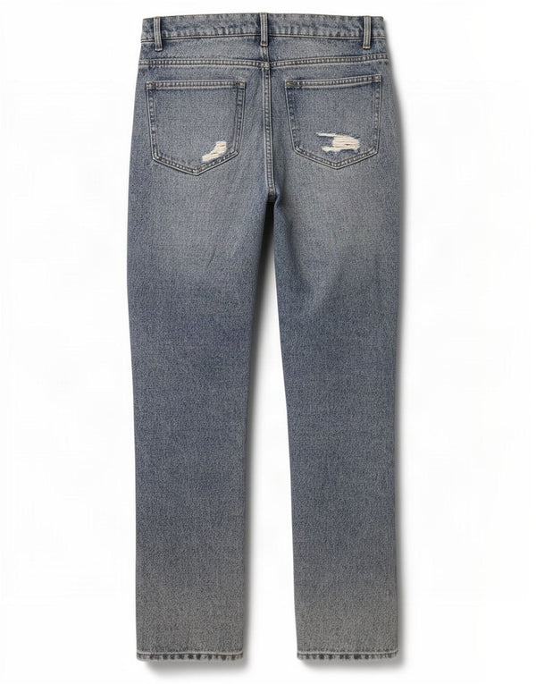 Zara Womens Distressed Slim Jeans 3XL W36 L30 Blue