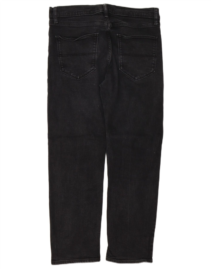 Jeans retos masculinos Marks & Spencer W32 L27 algodão preto