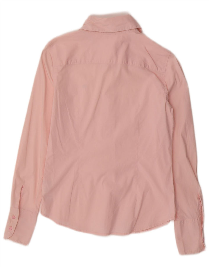 TOMMY HILFIGER Womens Formal Shirt US 6 Medium Pink Cotton
