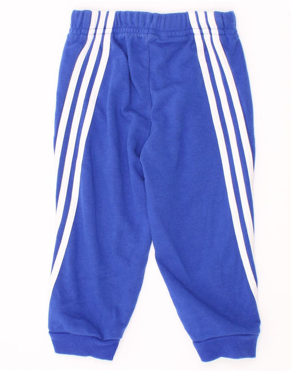 Calças de treino Adidas Baby Boys Joggers 9-12 meses algodão azul