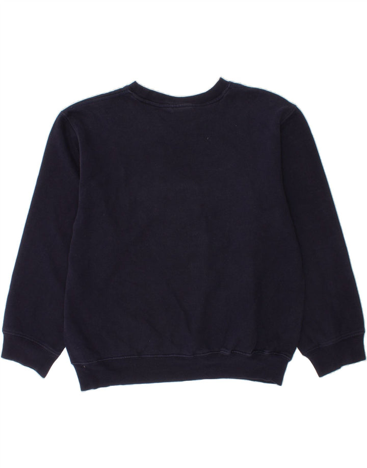 PUMA Girls Graphic Sweatshirt Jumper 11-12 Years Navy Blue Cotton Vintage Puma and Second-Hand Puma from Messina Hembry 