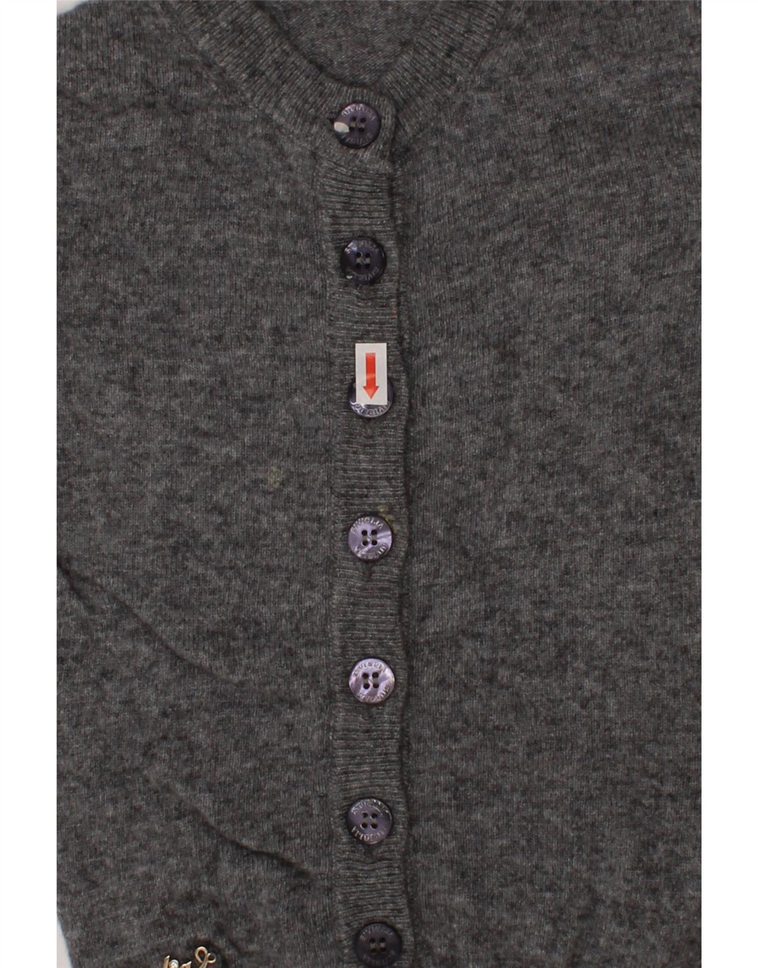 SIVIGLIA Baby Girls Cardigan Sweater 18-24 Months Grey Wool Vintage SIVIGLIA and Second-Hand SIVIGLIA from Messina Hembry 