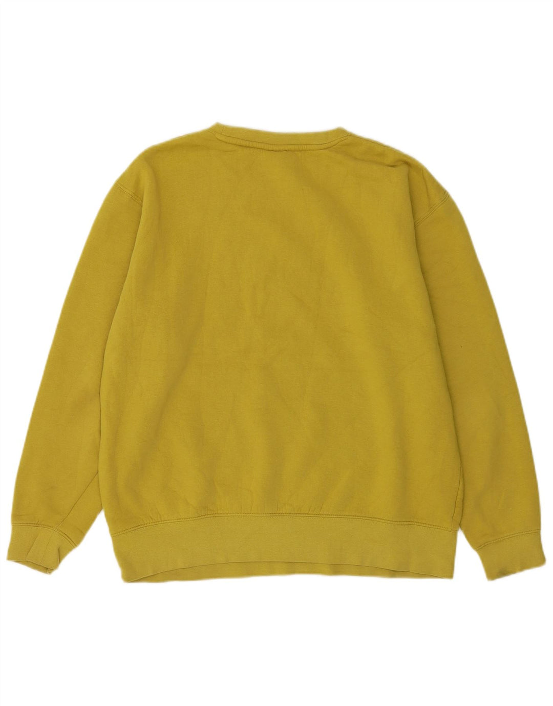 Zara moletom masculino jumper médio algodão amarelo