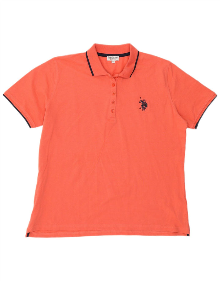 ASSN POLO DOS EUA. Polo Mulher UK 18 XL Rosa Algodão