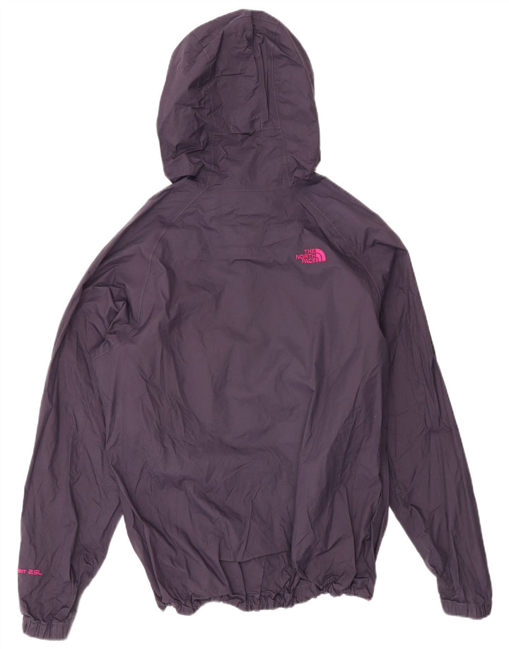 Jaqueta de chuva feminina com capuz The North Face UK 14 nylon roxo médio