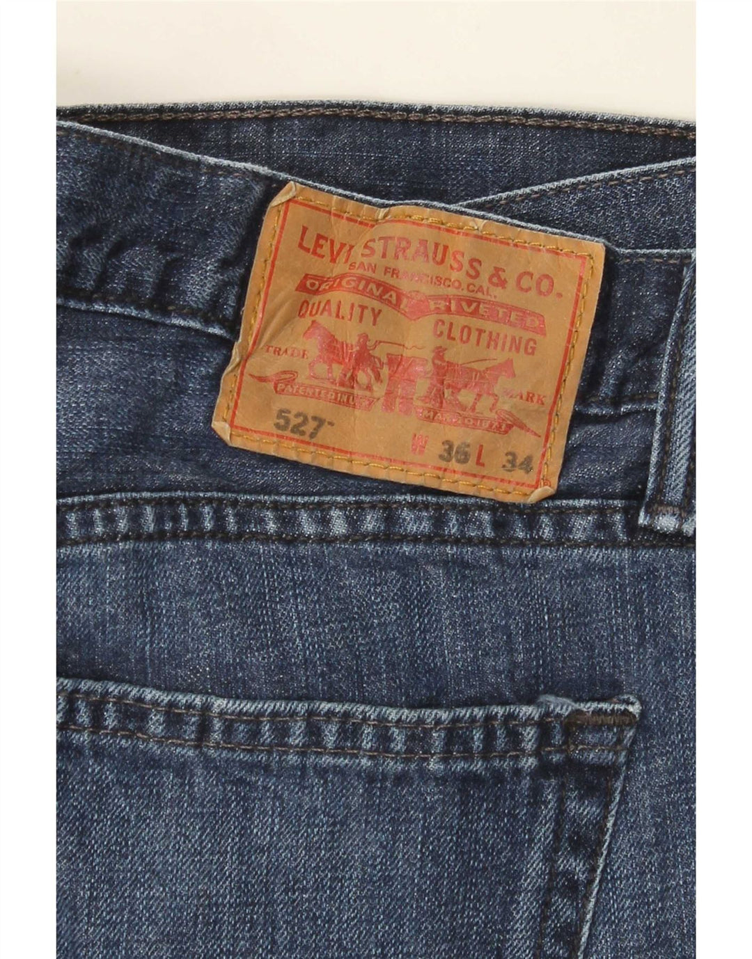 Jeans Levi's 527 Bootcut W36 L34 Azul