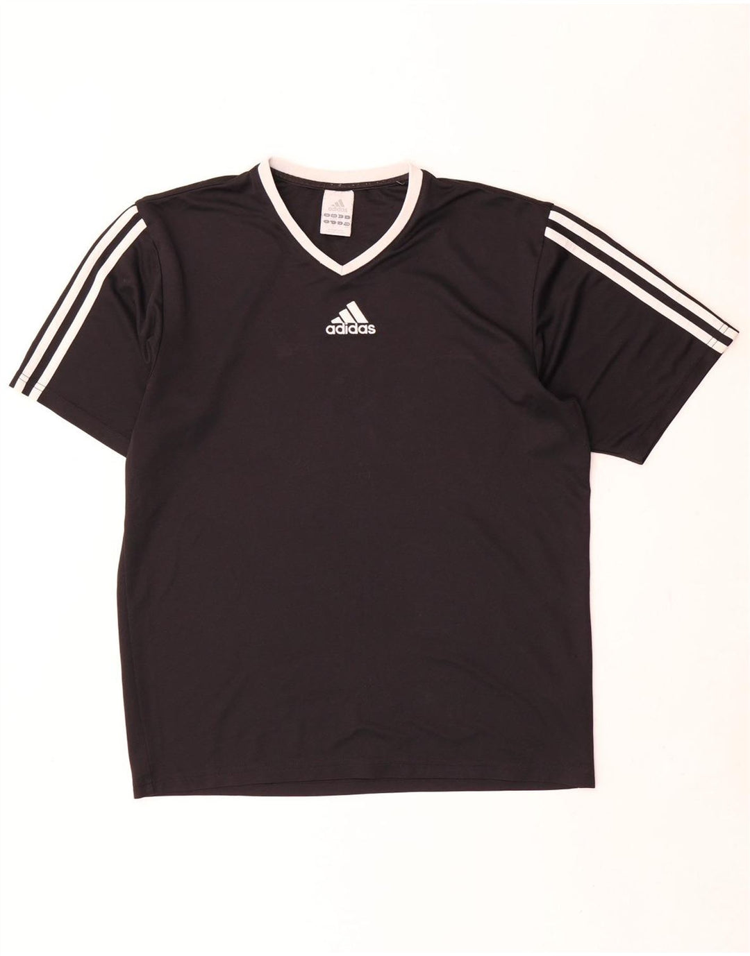 Adidas Mens Climalite Camiseta Top Pequeno Poliéster Preto