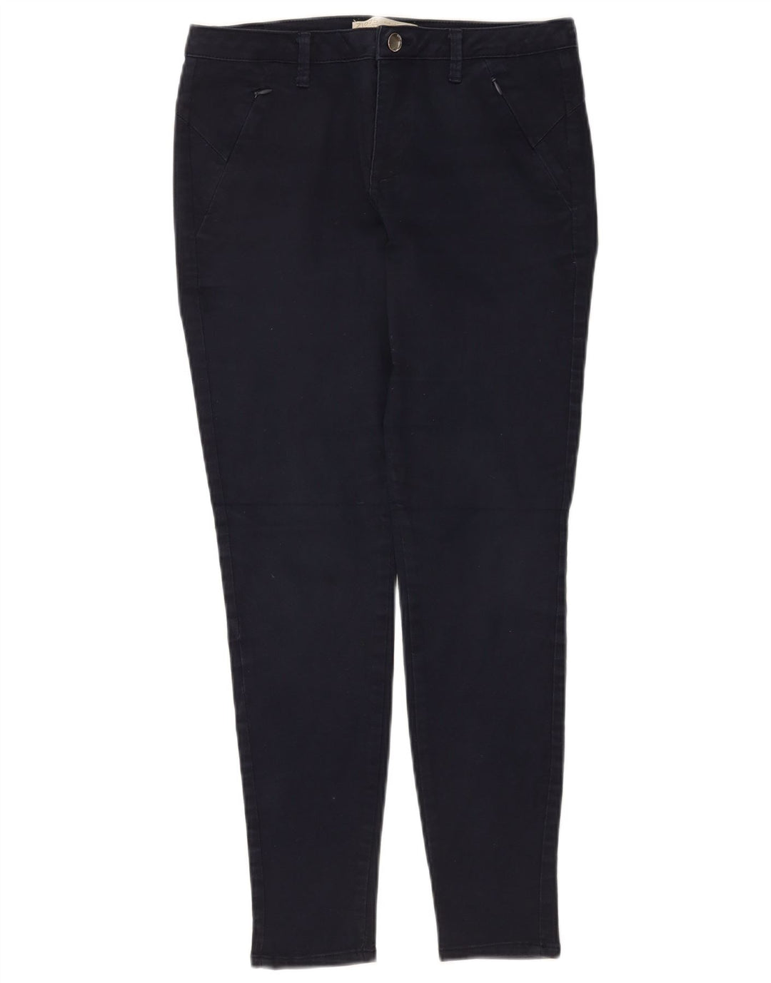 Zara Jeans Slim Feminino EU 40 Médio W30 L28 Azul Marinho