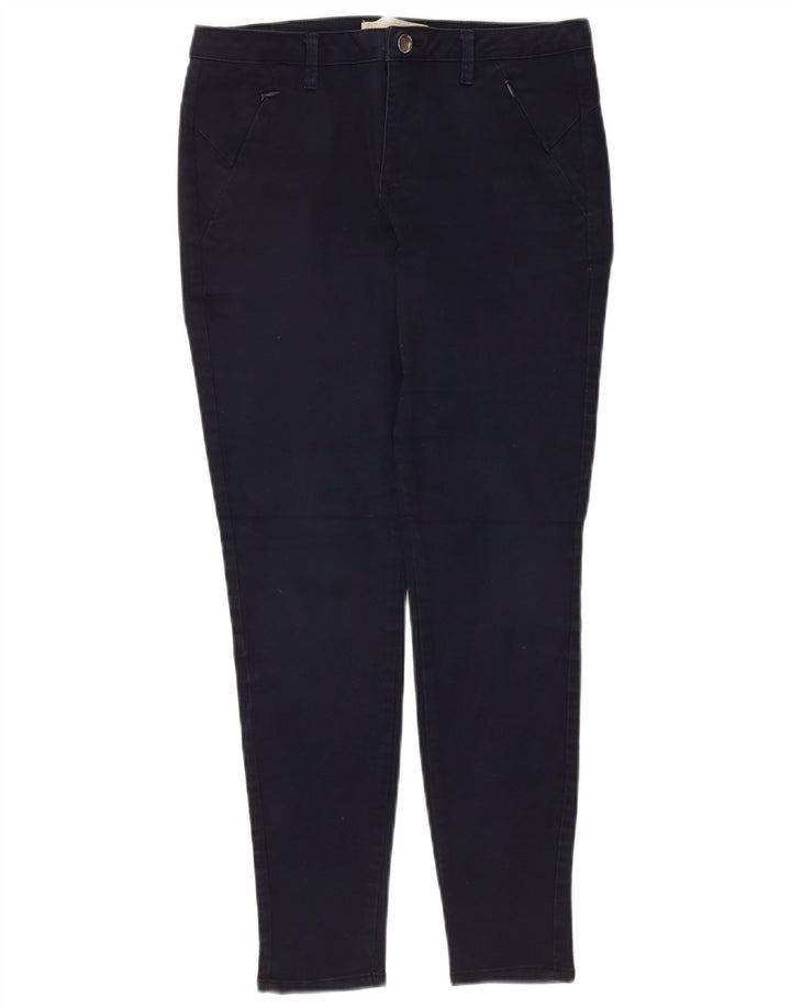 Zara Jeans Slim Feminino EU 40 Médio W30 L28 Azul Marinho