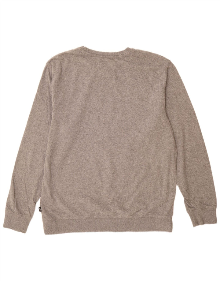 Vans Mens Graphic Moletom Jumper XL Cinza Algodão