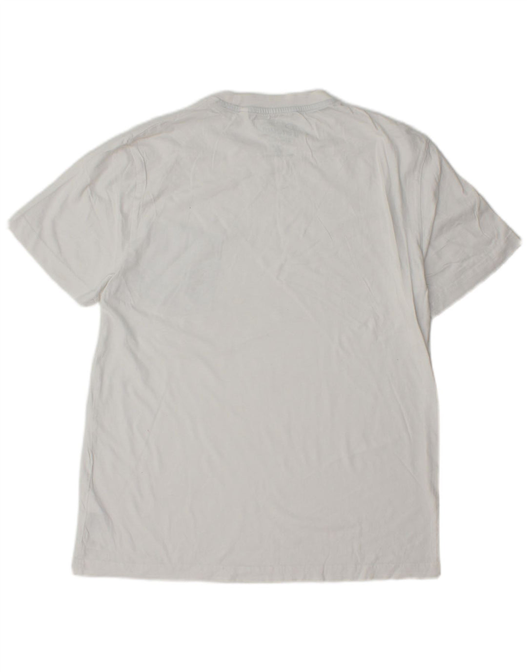 Camiseta masculina PENGUIN grande algodão manchado branco