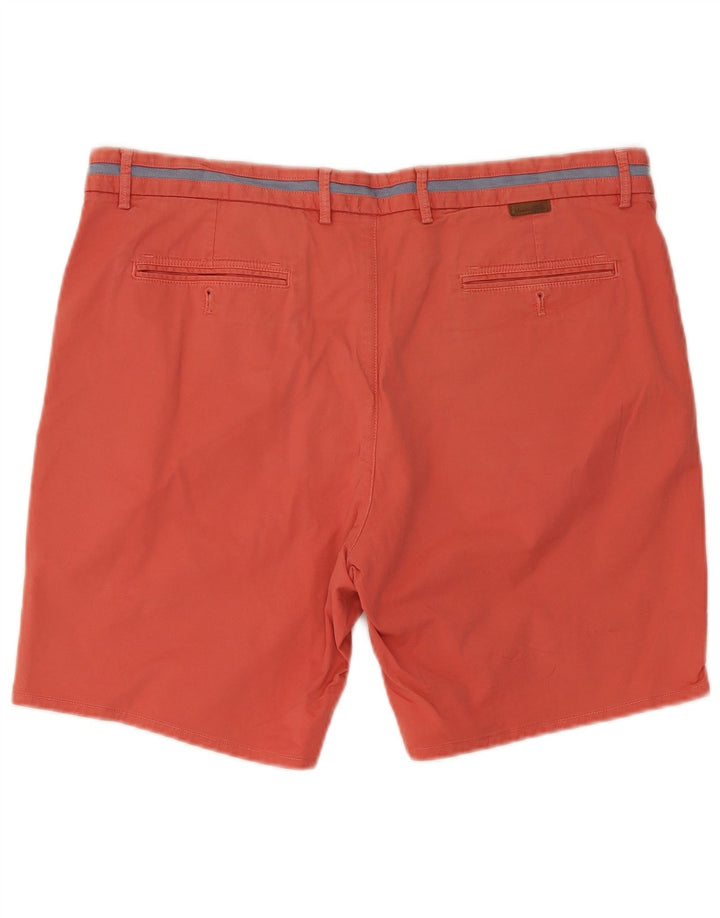 Massimo Dutti Mens Chino Shorts IT 48 Médio W38 Algodão Vermelho
