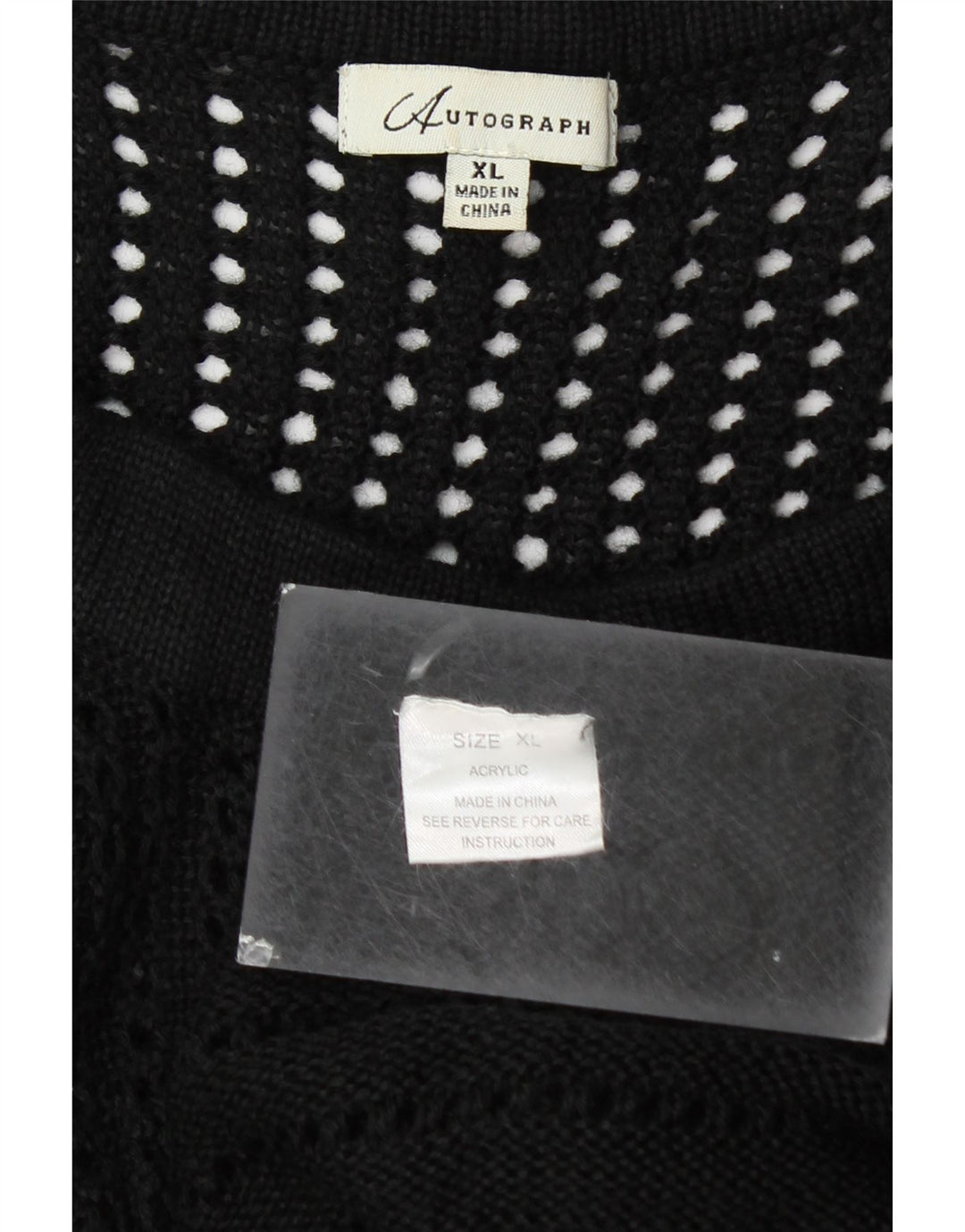Suéter cardigã feminino Marks & Spencer Autograph Oversized UK 18 XL preto