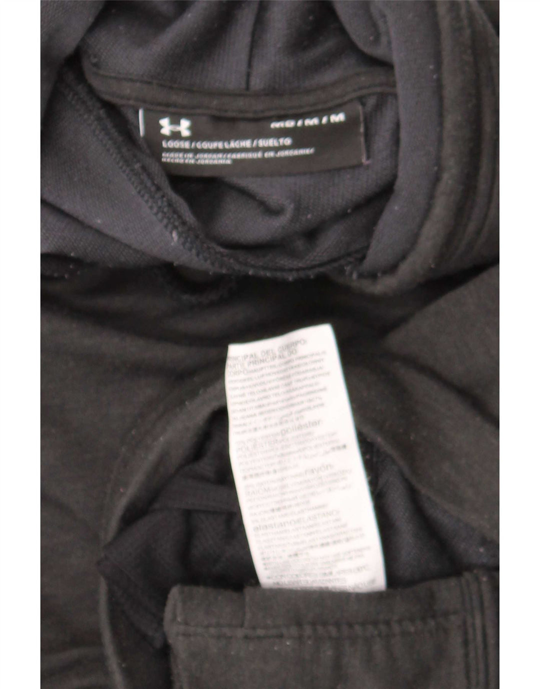 Moletom feminino Under Armour Jumper UK 14 médio preto colorblock